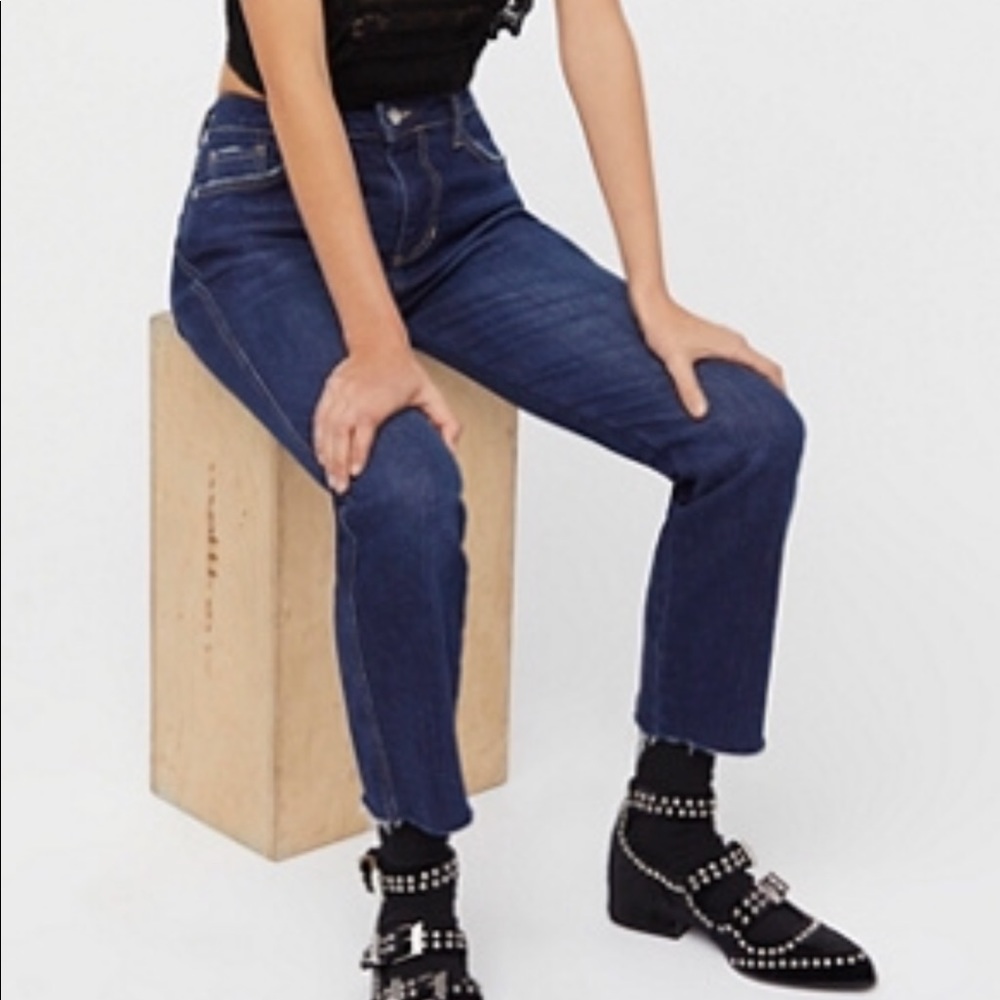 Free People Clean Girlfriend Jeans - NWT